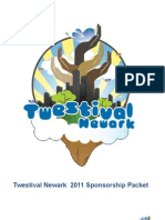 Twestival Newark Sponsorship Packet 2011