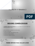 Proyecto 5 Semana 2 Máximo Común Divisor