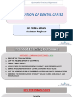 Classification of Cavities