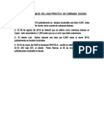 1asientos Contables Del Caso Práctico de Cobranza Dudosa