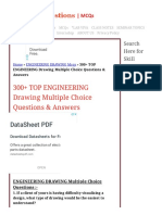 300+ TOP ENGINEERING Drawing Multiple Choice Questions & Answers Hhajsbsi