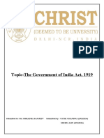 Government of India Act 1919