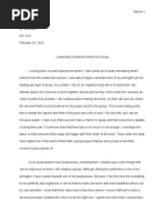 Leadership Essay