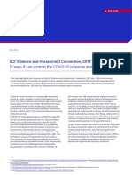 ILO Brief: ILO Violence and Harassment Convention, 2019 (No. 190)