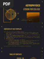 Astrophysics Lesson For College by Slidesgo