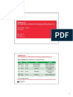 CHEM-E6145 Unit Operations in Mineral Processing and Recycling (5 CR)