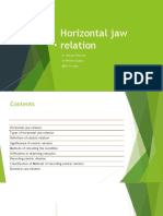 Horizontal Jaw Relation 1 1