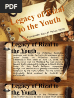 PACHEO (Legacy of Rizal To The Youth)