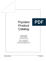 Thyristor Product Catalog