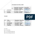 Muhammad Tehseen Class 7B Computer Test-1 Dated: 17-5-2020 Q1 Answer