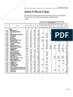 Calendario de Utilizacion de Equipo