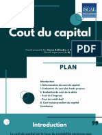 Cout Du Capital