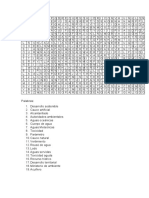 Sopa de Letras Recurso Hidrico