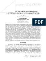 Music Therapy For Stroke Patients: A Systematic Review With Meta-Analysis