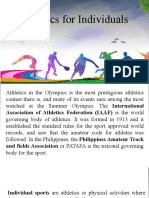 Athletics For Individuals