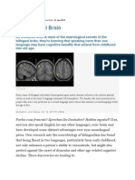 The Bilingual Brain: Parlez Vous Francais? Sprechen Sie Deutsches? Hablas Español? If So