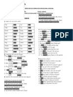 Worksheet Presente Simple 1. Add - S or - Es To The Verbs