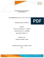 Administracion de Farmacia Unidad 2 - Tarea 3 Procesos de La Dirección