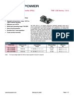 Non-Isolated DC/DC Converter (POL) TSR 1.5E Series, 1.5 A: Models