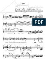 Dawn From Four Sea Interludes - Transcription For Solo Guitar