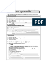 Leave Application Form