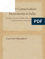 Water Conservation Movements in India