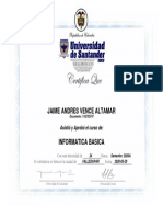 Diploma Curso Informatica