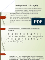 Alfabeto Guaraní - Nomenclatura Gramatical