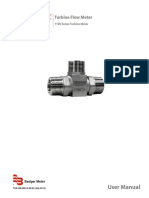 Turbine Flow Meter: User Manual