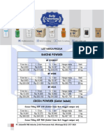 Price List Bahan Kue