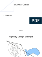 Horizontal Curves: - Issue