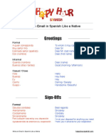 How To Write An Email in Spanish Like A Native