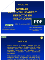 Normas, Des y Defectos en Soldaduras - Payend 2