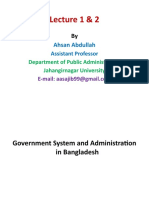 Government System and Administration in Bangladesh Power Point