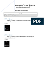 Introduction To Computing: Lab Task 1 (Easy)