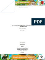 Plan de Acción y de Contingencia para Los Recorridos Turísticos