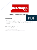 Ketchapp Soft Launch Guidelines - August 2020