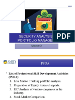 Security Analysis and Portfolio Management