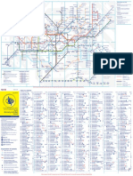 London Trams Fare Zone: Key To Symbols Explanation of Zones