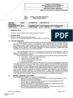 Instructional Module: Republic of The Philippines Nueva Vizcaya State University Bayombong, Nueva Vizcaya