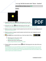 Planetary Motion Online Simulations KEY