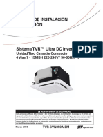 TVR Ultra Cassette Compacto 4 Vías - IOM (Español)