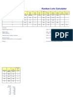 Kanban Lots Calculator