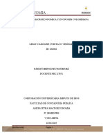 Ensayo Teoria Macroeconomica y Economía Colombiana