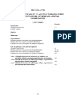 AU - 706 Otros Asuntos en El Informe Del Auditor