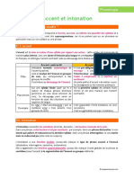 Phonologie Fiche 4 Prosodie Accent Et Intonation