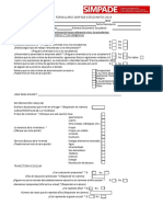 Formulario SIMPADE