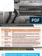 Module 1 - Digital Marketing Fundamentals