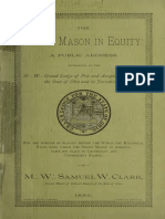 Samuel W. Clarke - Negro Mason in Equity, A Public Address (1886)