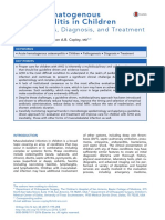 Acute Hematogenous Osteomyelitis in Children: Pathogenesis, Diagnosis, and Treatment